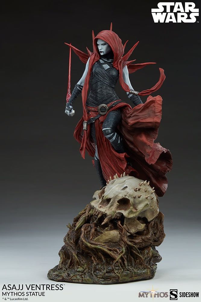 Incredible New Asajj Ventress Statue Captures A Nightsister's Fury