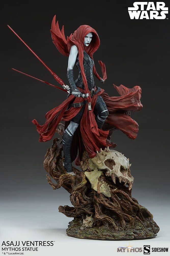 Incredible New Asajj Ventress Statue Captures A Nightsister's Fury