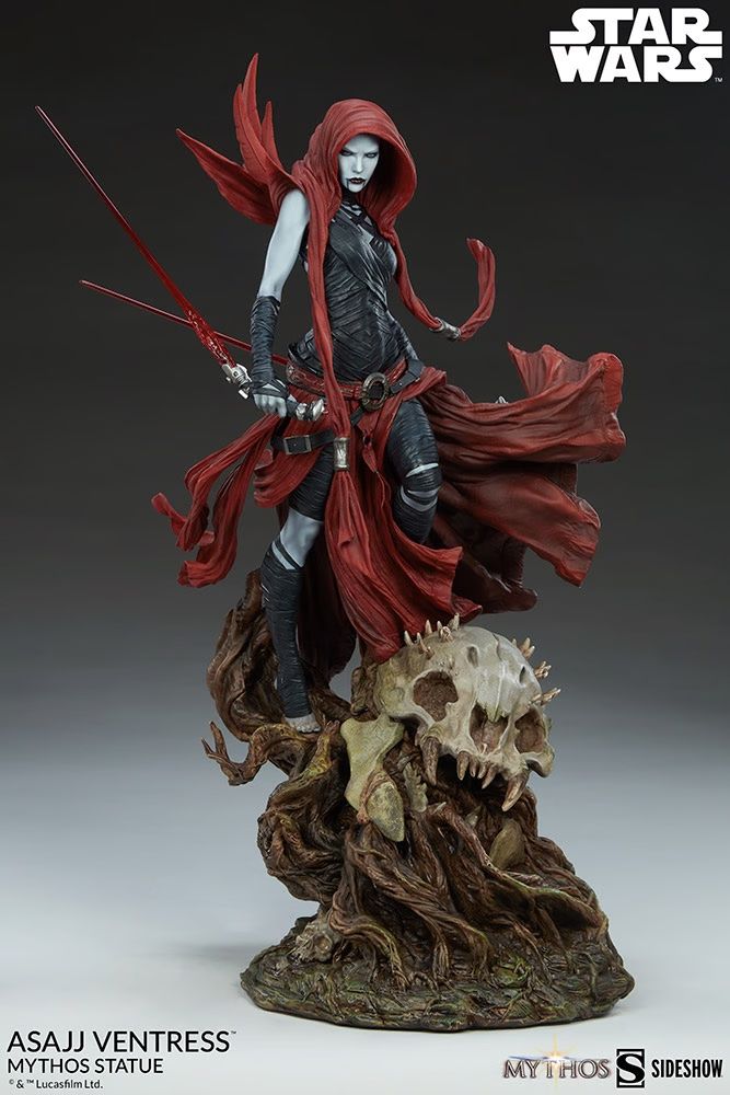 Incredible New Asajj Ventress Statue Captures A Nightsister's Fury