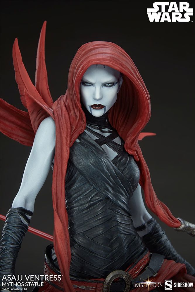 Incredible New Asajj Ventress Statue Captures A Nightsister's Fury