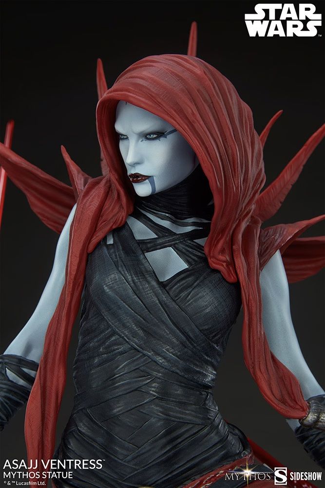 Incredible New Asajj Ventress Statue Captures A Nightsister's Fury