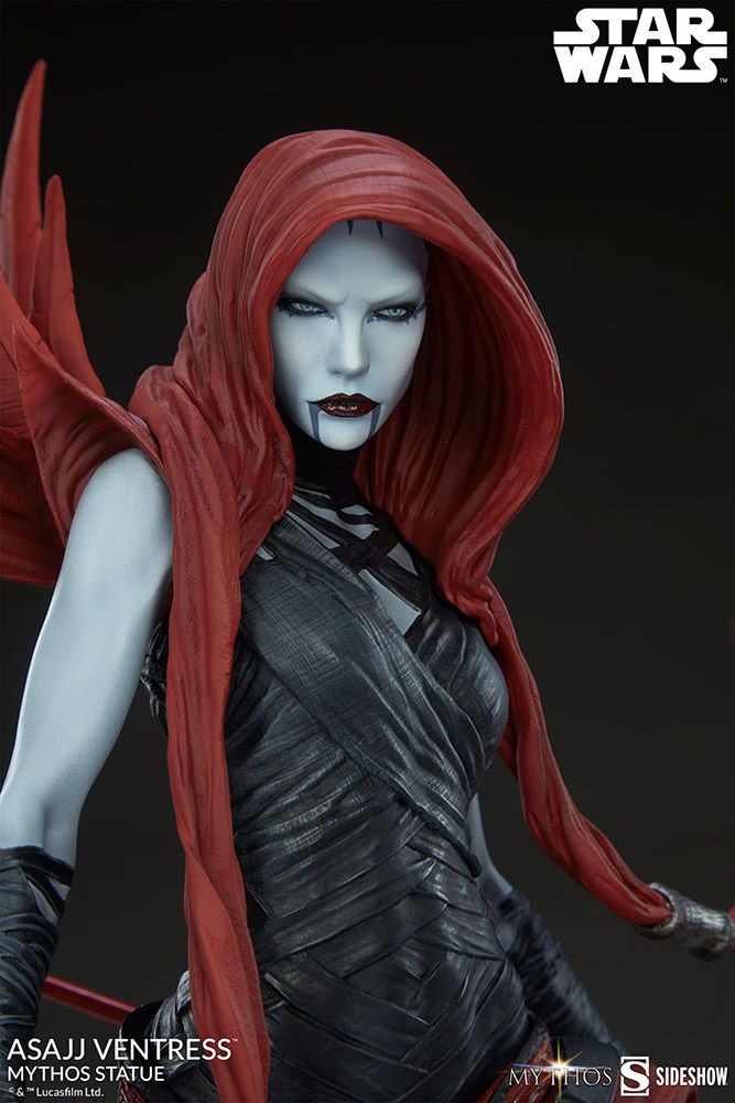 Incredible New Asajj Ventress Statue Captures A Nightsister's Fury