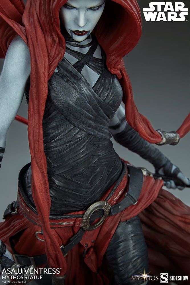 Incredible New Asajj Ventress Statue Captures A Nightsister's Fury