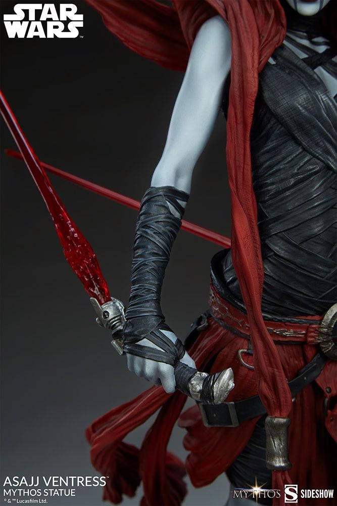 Incredible New Asajj Ventress Statue Captures A Nightsister's Fury