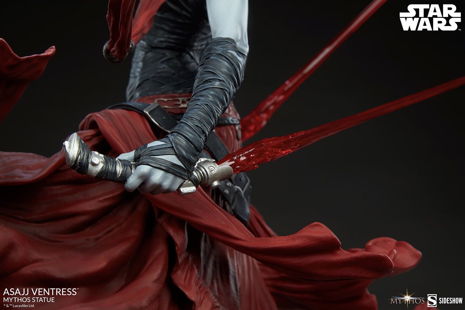 Incredible New Asajj Ventress Statue Captures A Nightsister's Fury