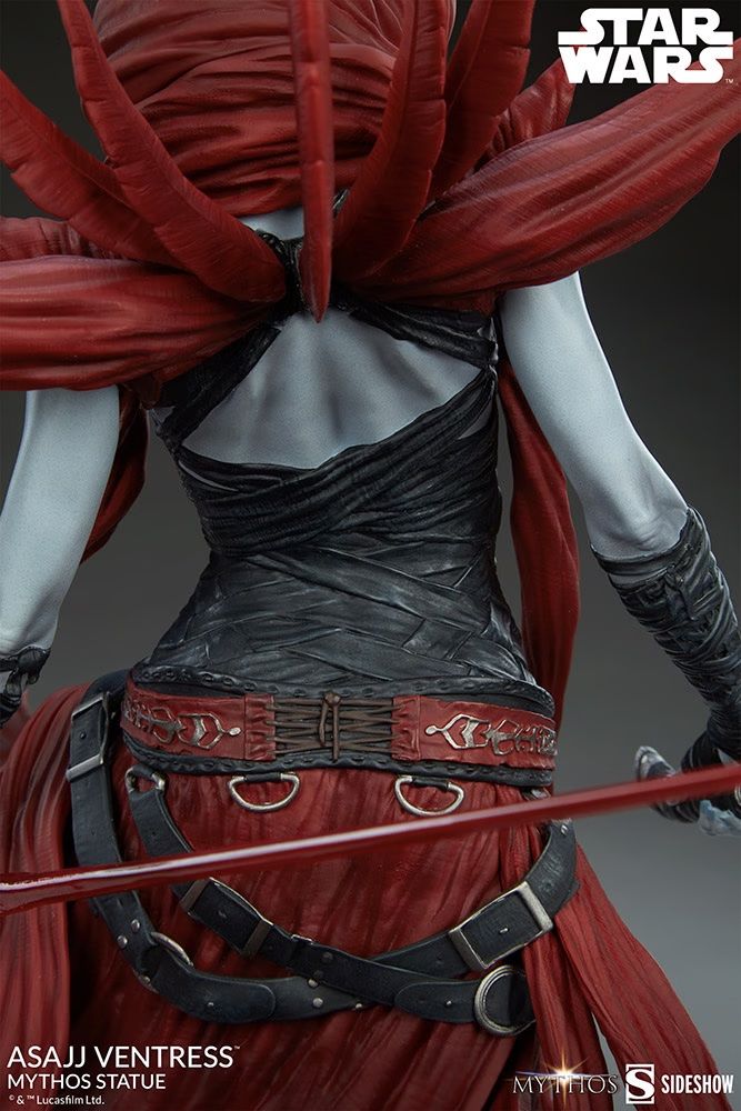 Incredible New Asajj Ventress Statue Captures A Nightsister's Fury