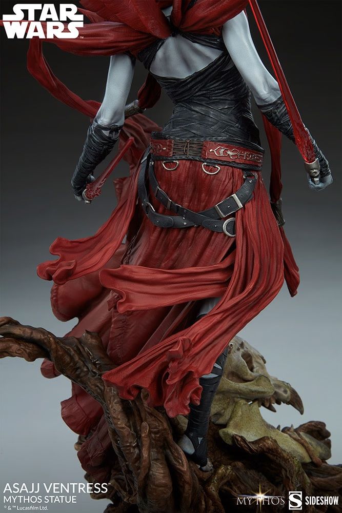 Incredible New Asajj Ventress Statue Captures A Nightsister's Fury