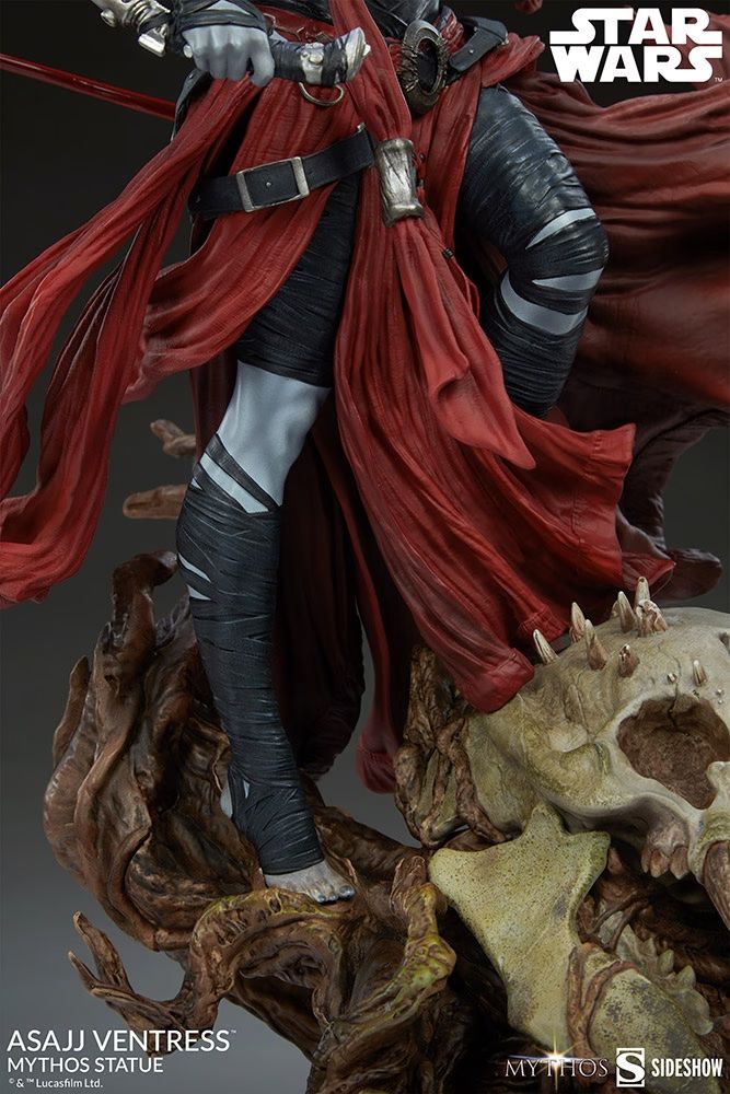 Incredible New Asajj Ventress Statue Captures A Nightsister's Fury