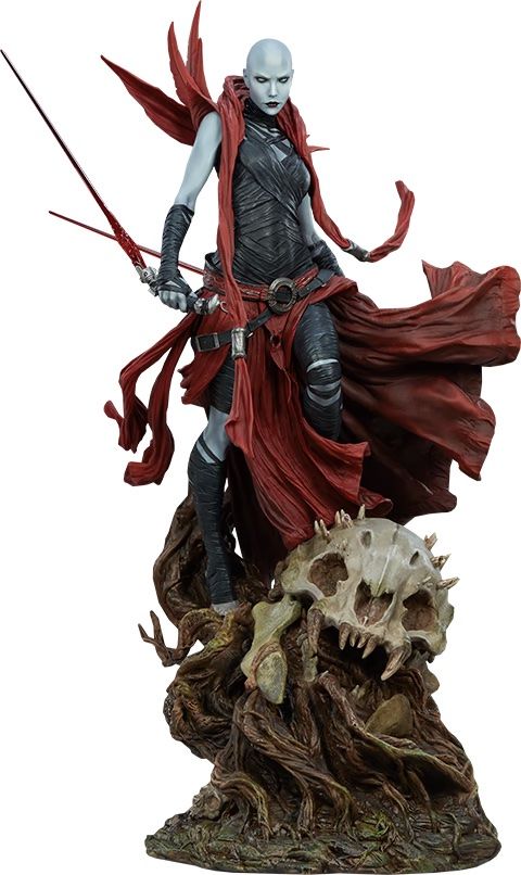 Incredible New Asajj Ventress Statue Captures A Nightsister's Fury