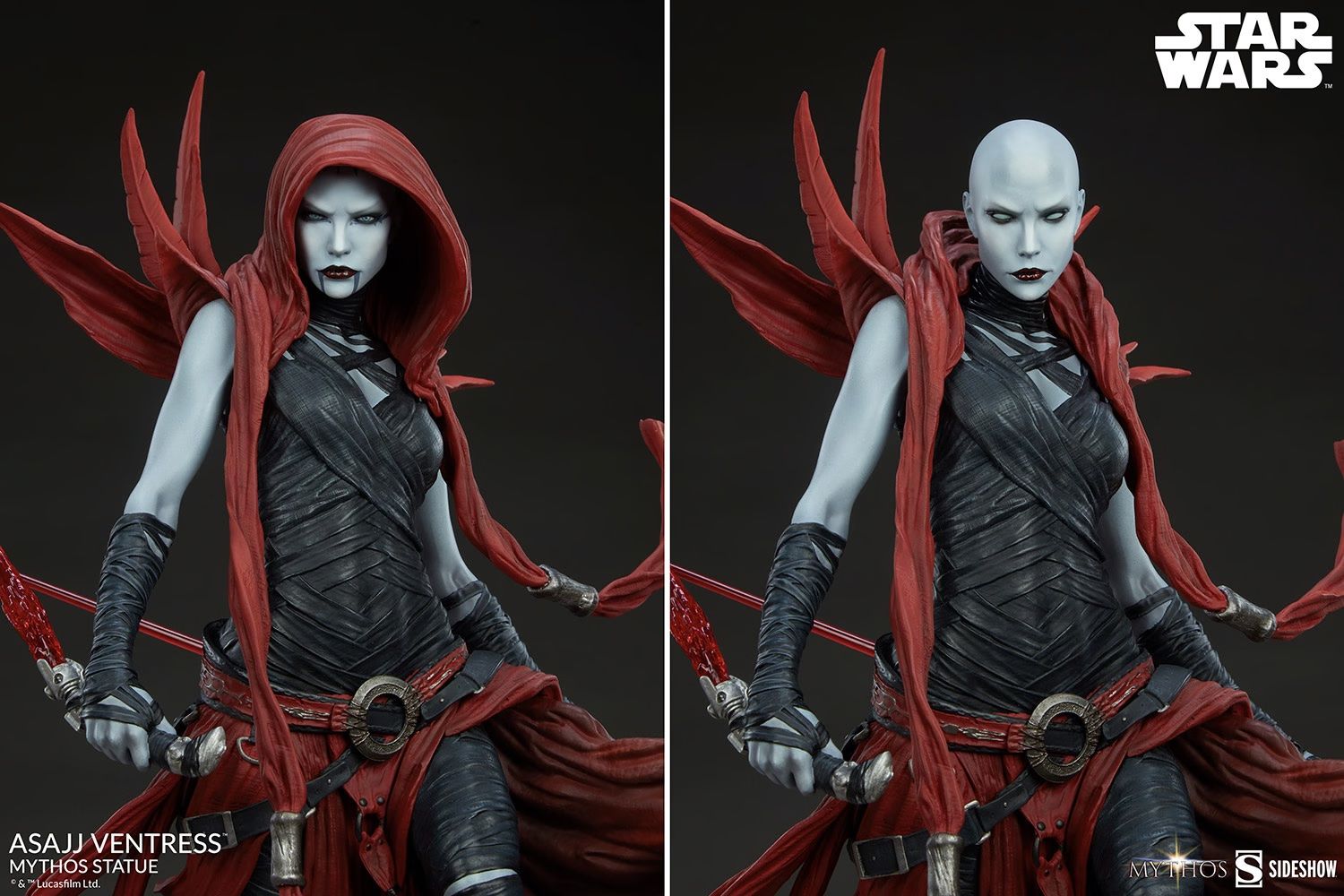 Incredible New Asajj Ventress Statue Captures A Nightsister's Fury