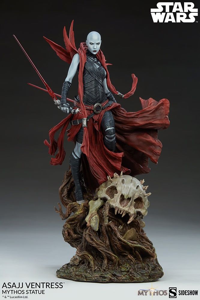 Incredible New Asajj Ventress Statue Captures A Nightsister's Fury