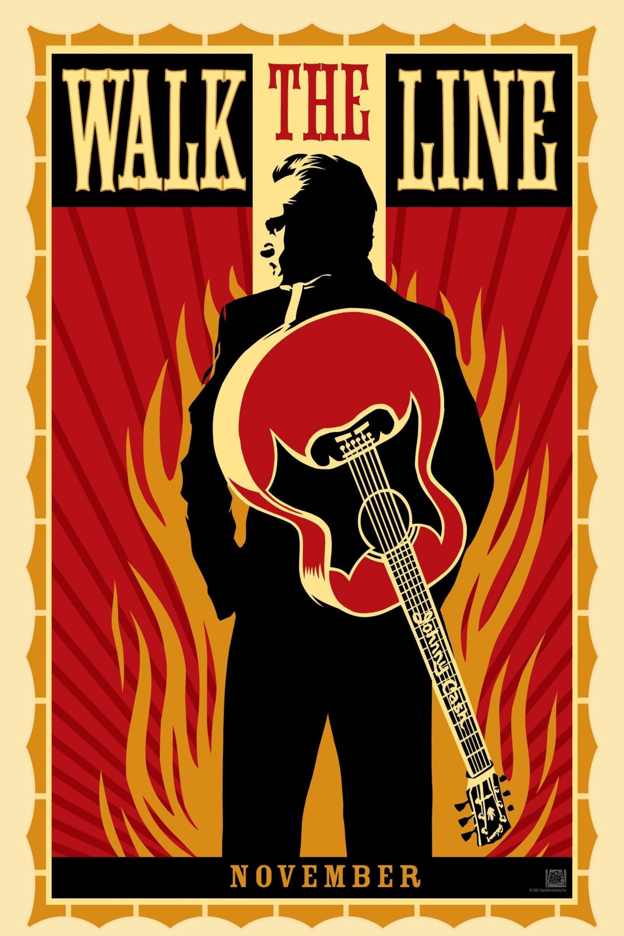 Walk The Line (2005) - Poster