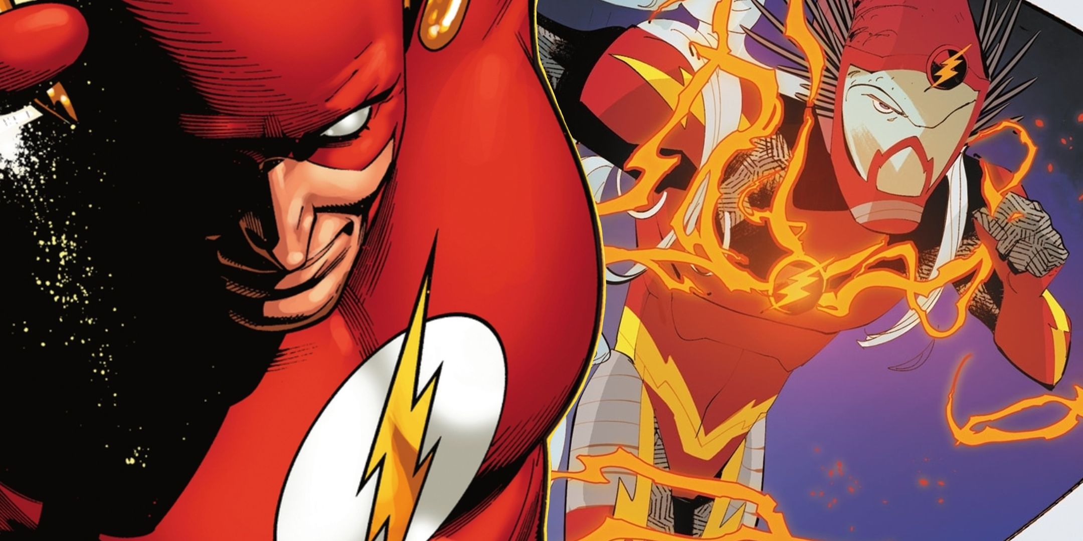 Wally West with New Costume DC