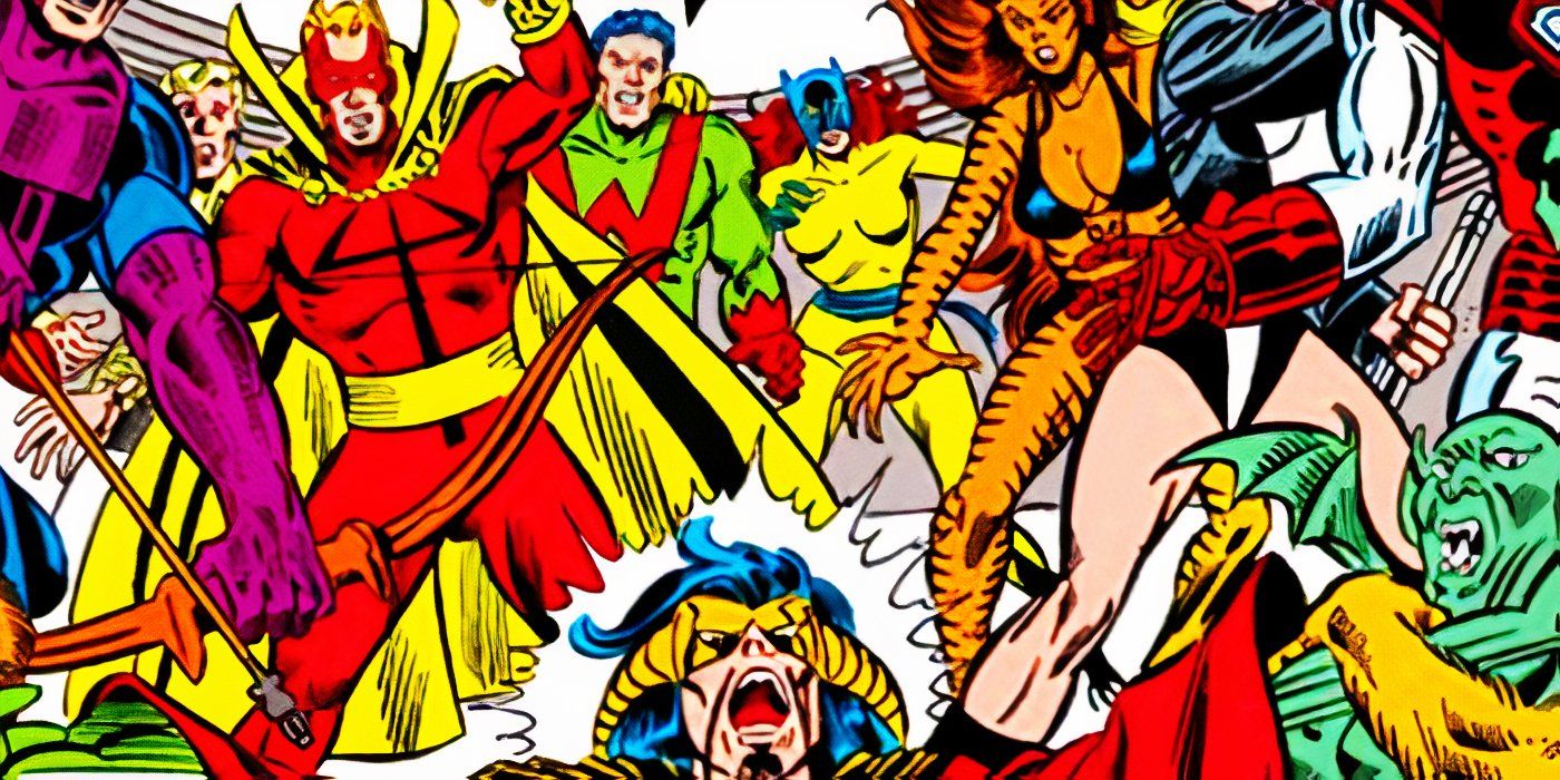 West Coast Avengers fighting together in Marvel Comics