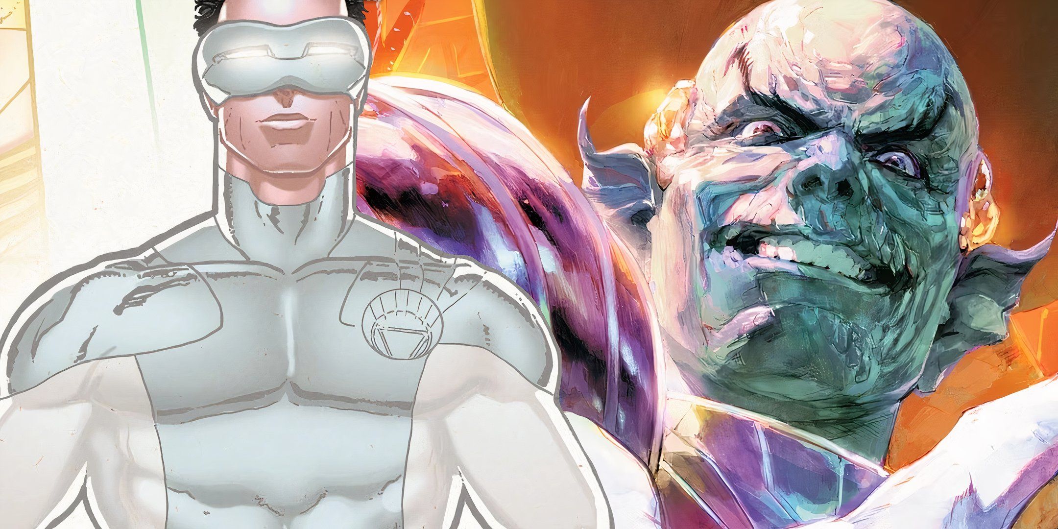 White Lantern Kyle Rayner and Thaaros Featured