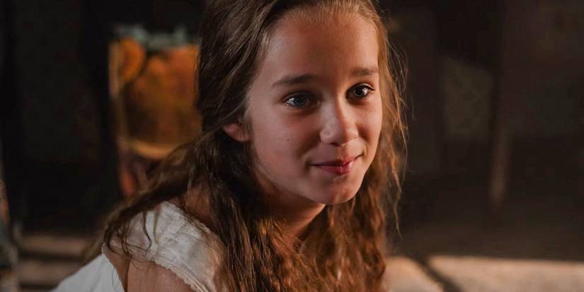 Alisha Weir as Nancy Gooding in Wicked Little Letters