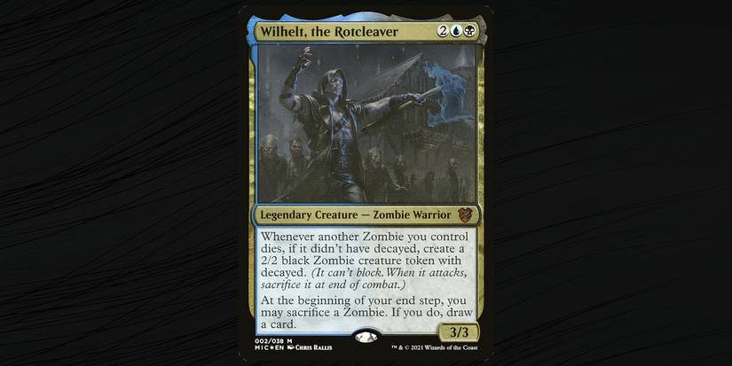 Wilhelt the Rotcleaver MTG Commander Card