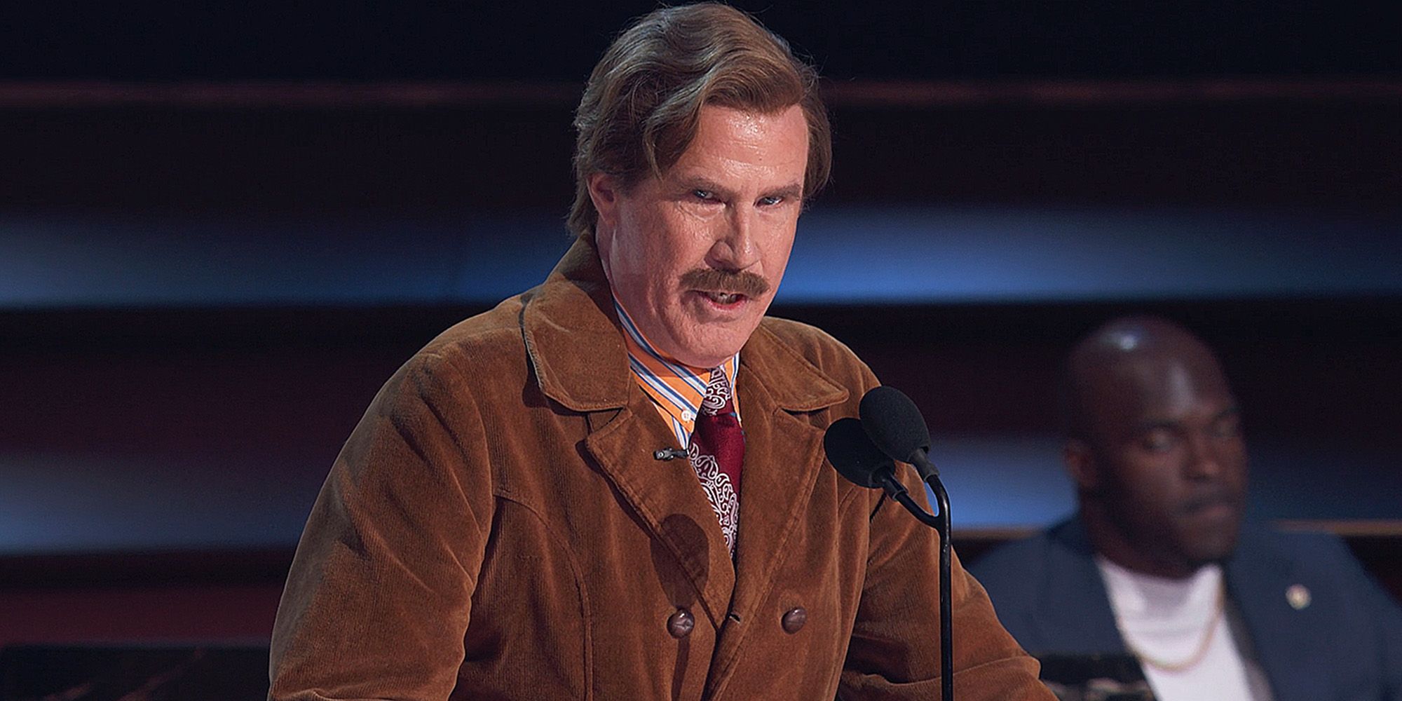 Will Ferell as Ron Burgundy in The Roast of Tom Brady