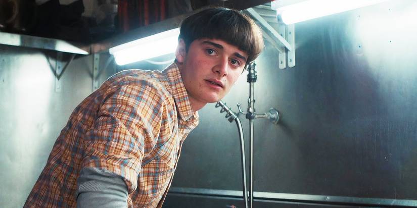 Will looking over his shoulder in Stranger Things season 4