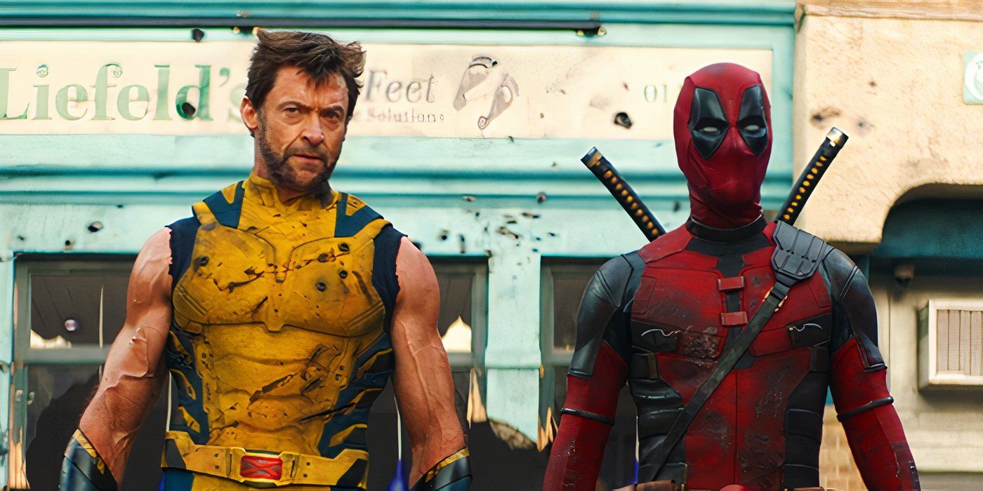 Wolverine and Deadpool in front of Liefeld's in Deadpool & Wolverine's trailer