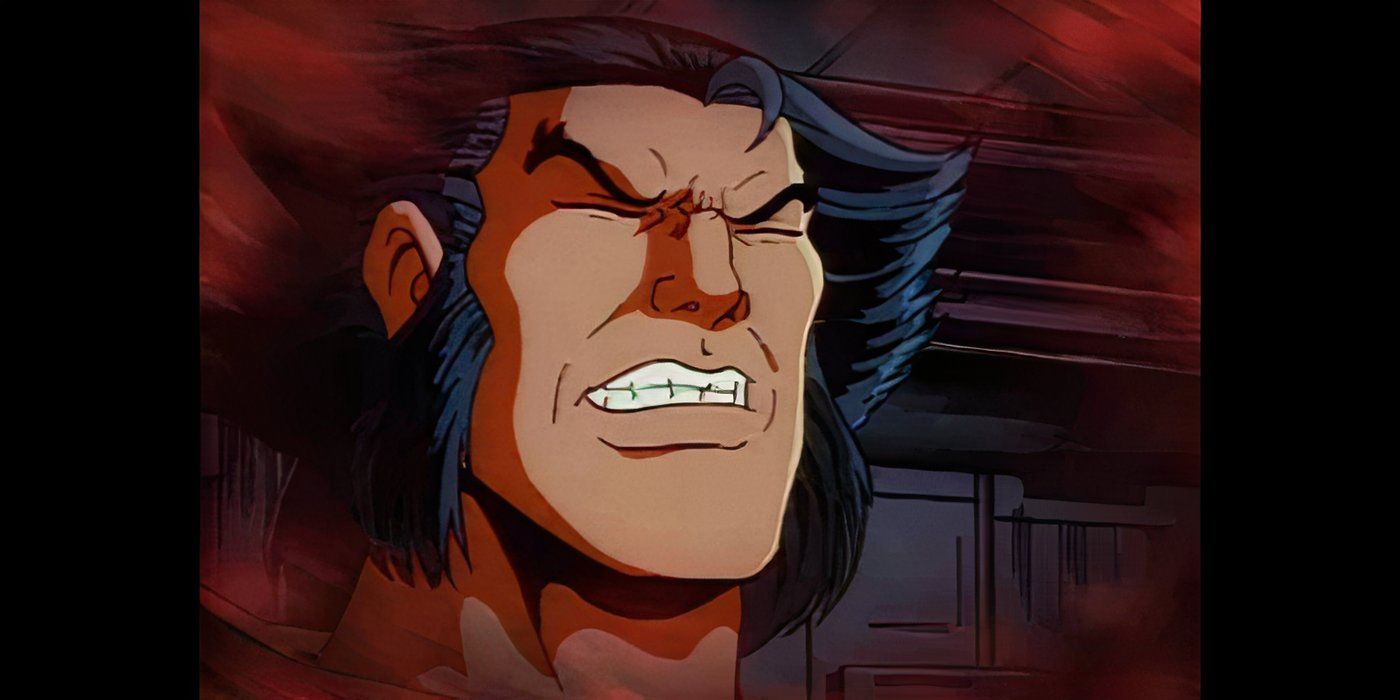 Wolverine grimacing in X-Men_ The Animated Series