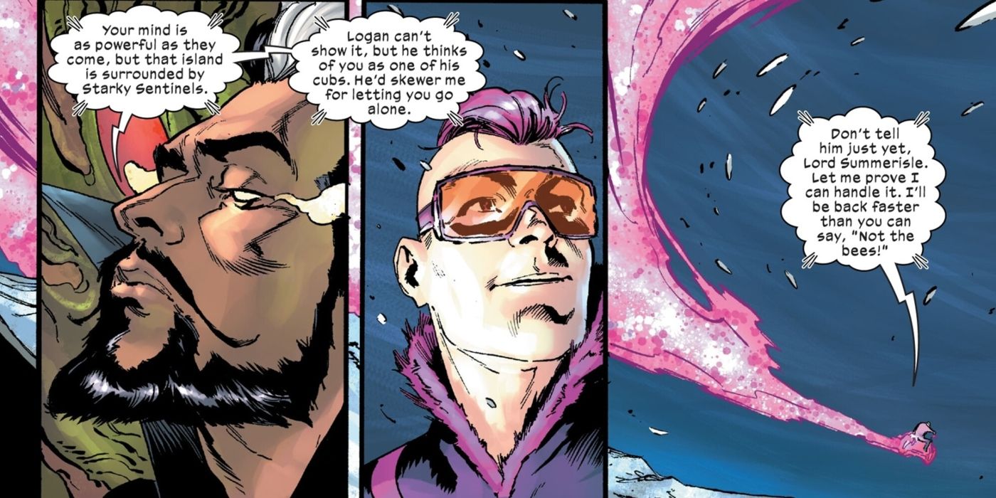 Black Tom nomeia Kid Omega como filho não oficial de Wolverine.