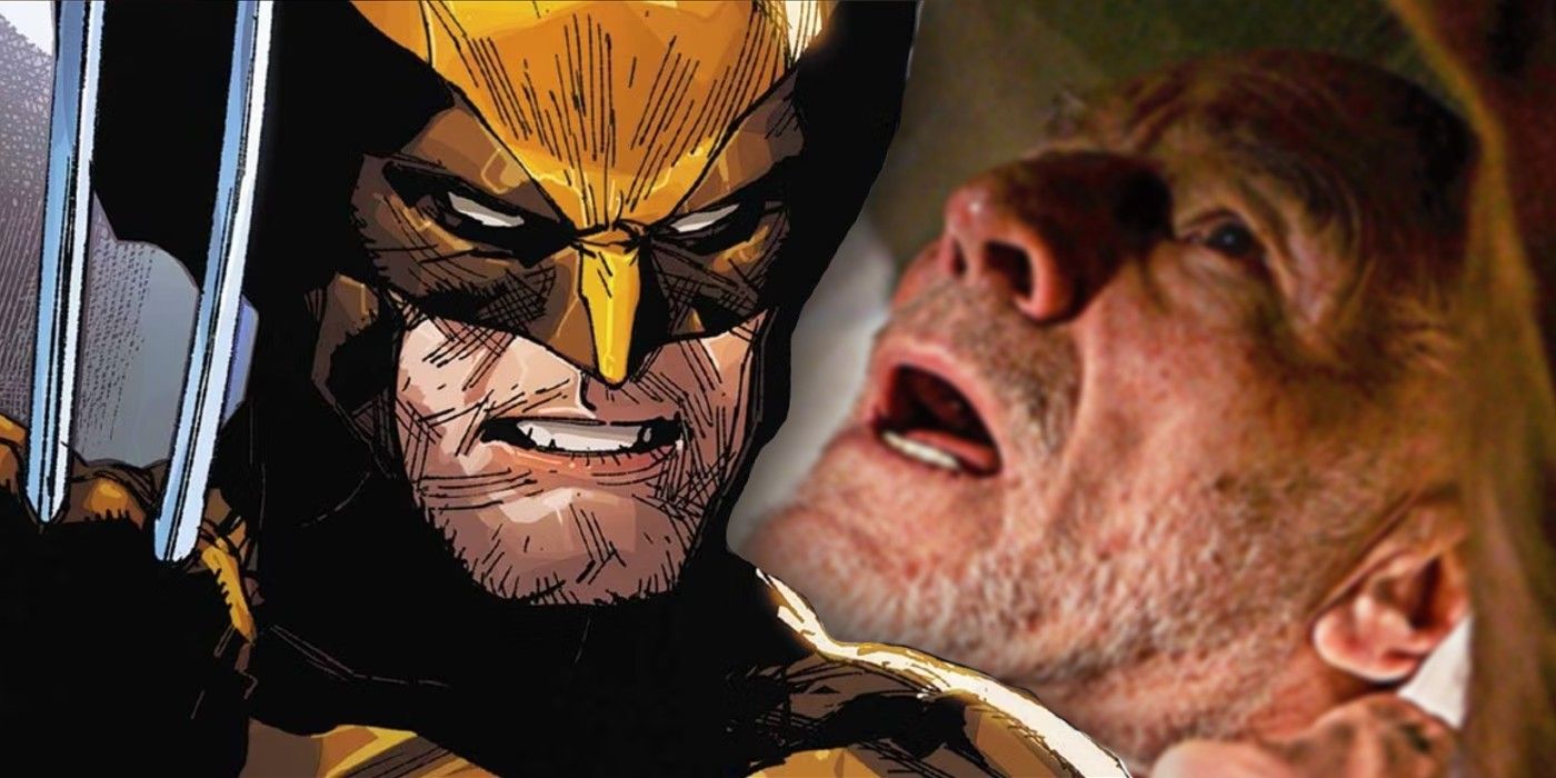 Wolverine with dying Xavier from Logan