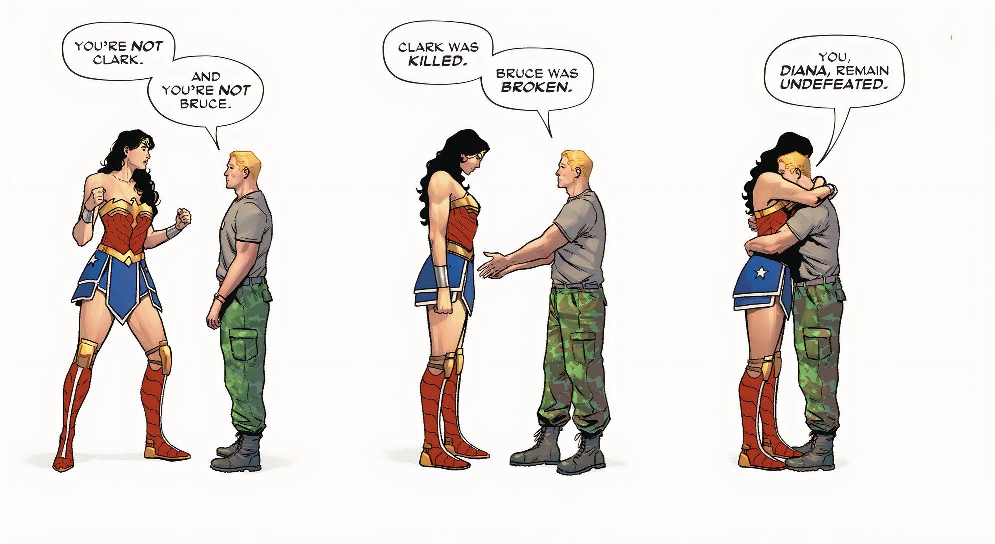 Wonder Woman #9 featuring Diana and Steve Trevor part 2