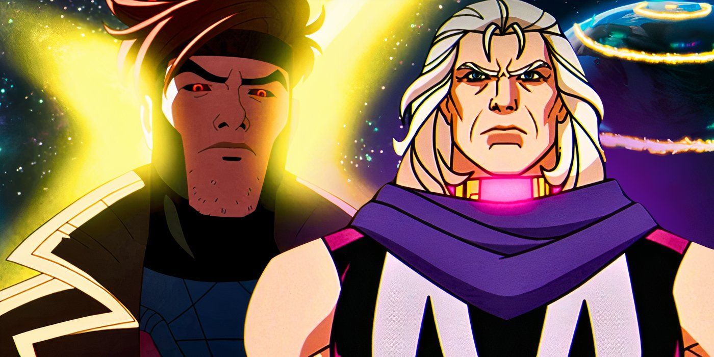X-Men '97's Magneto with Xavier's vision of Gambit