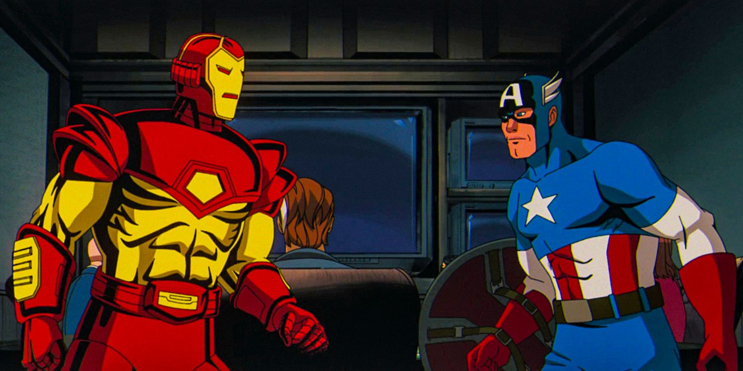 Iron Man and Captain America in X-Men '97 season 1 episode 10