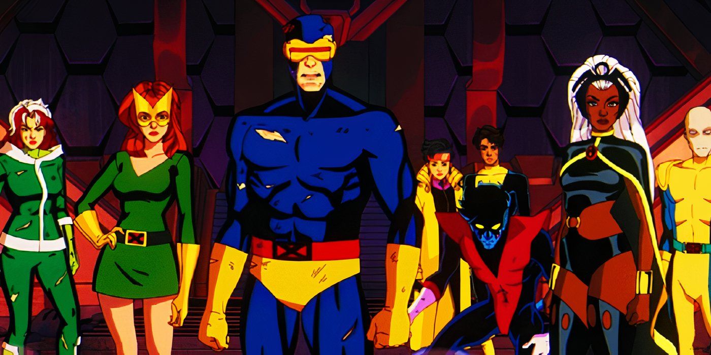 X-Men in comic-accurate costumes in X-Men '97