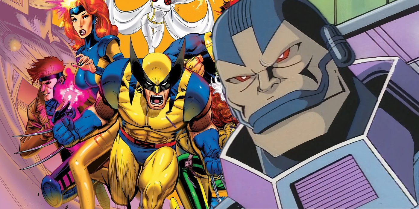 X-Men The Animated Series line-up with Apocalypse