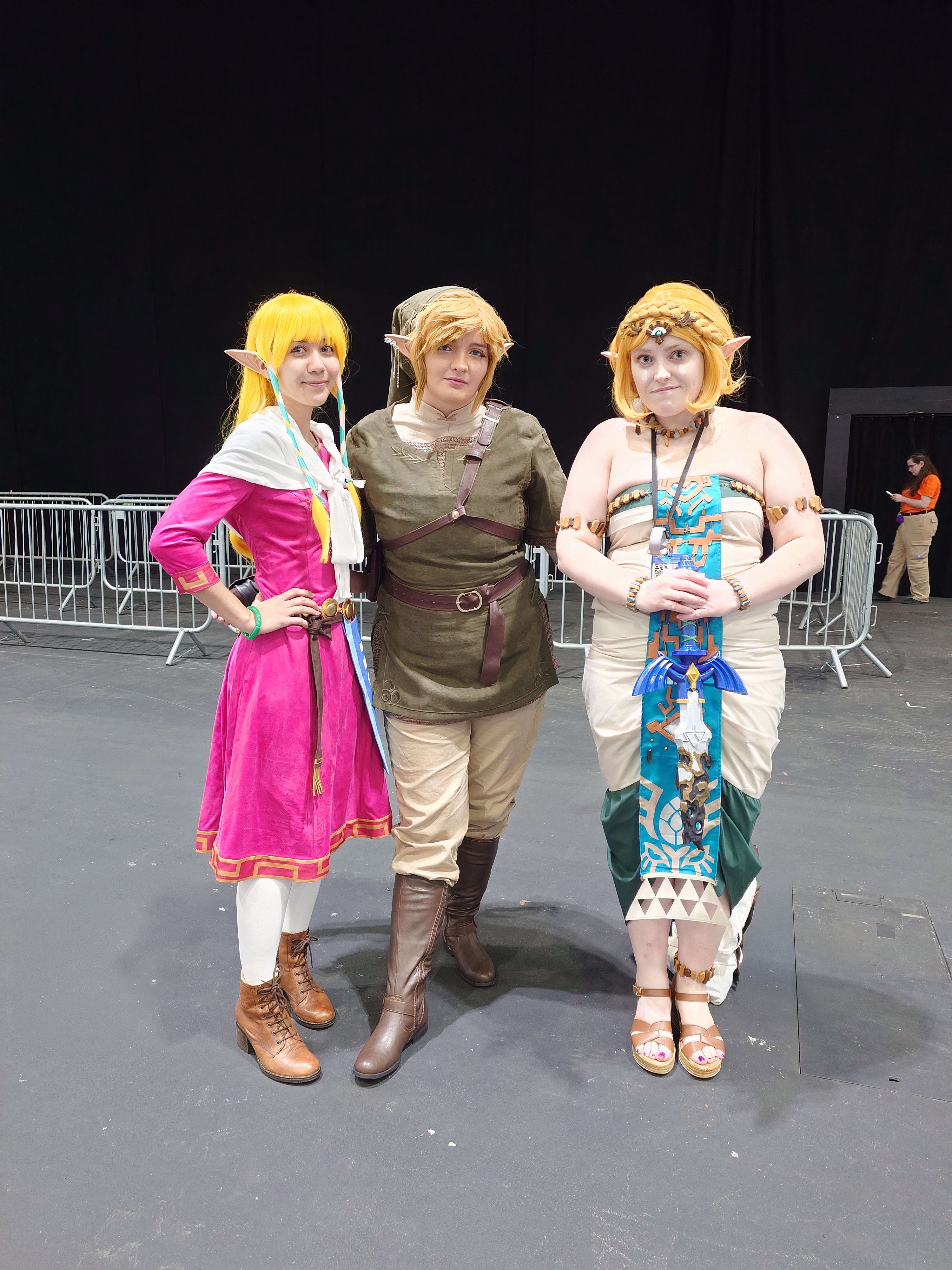 Makahiia as Zelda (Skyward Sword), unlimitedvoidboi as Link, and Lottsofrandom92 as Zelda (TOTK)