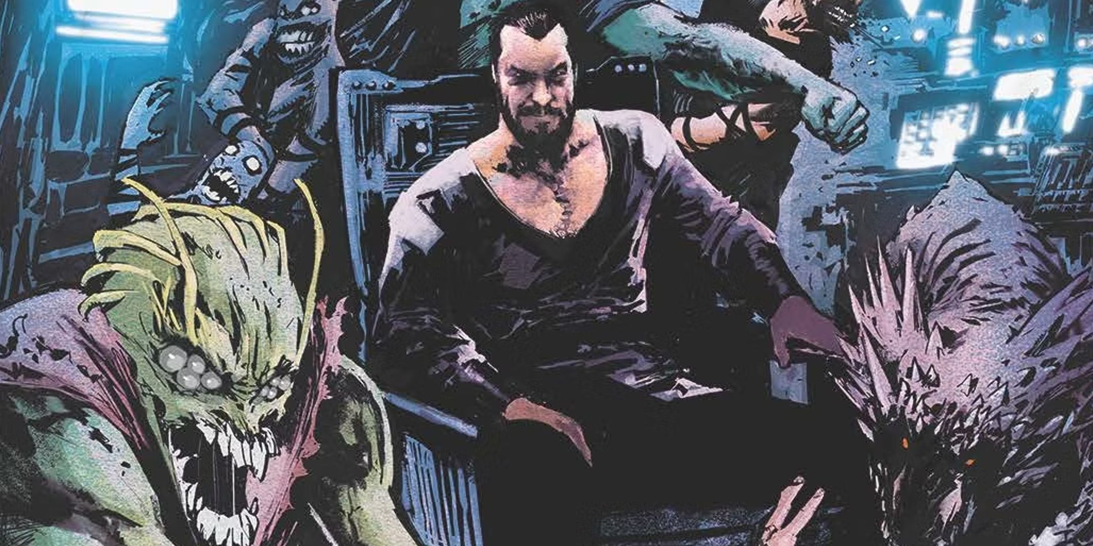 Zod sentado com o novo DC do Exército