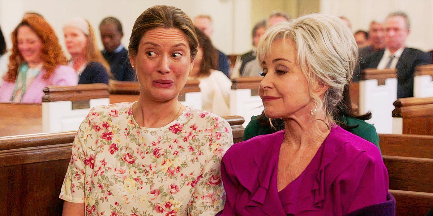 Zoe Perry as Mary and Annie Potts as Meemaw in Young Sheldon
