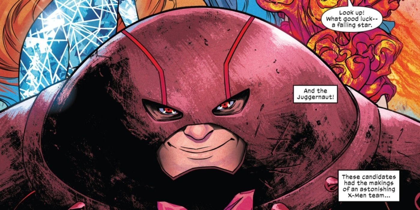 Juggernaut taking his place as an official member of the X-Men.