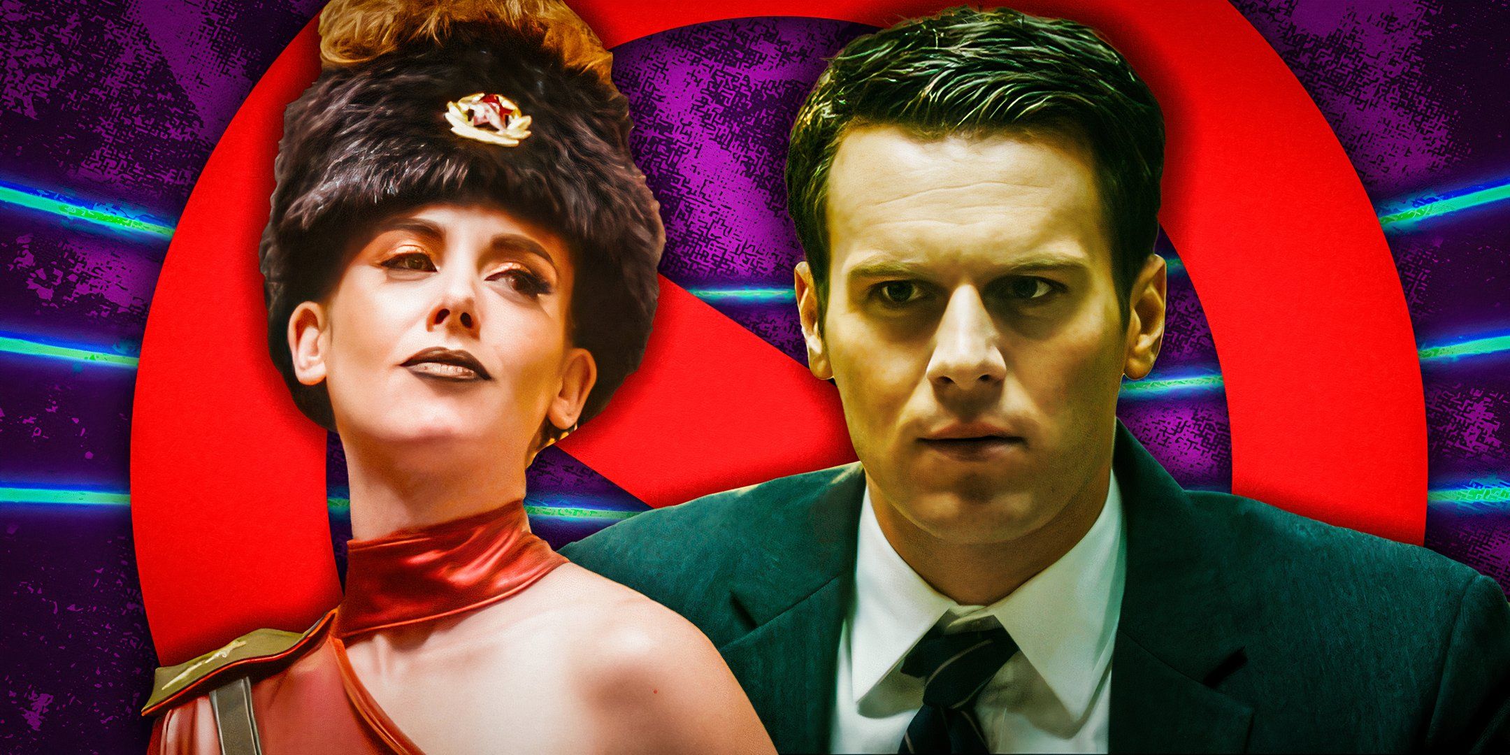 Alison Brie as Ruth Wilder from Glow and Jonathan Groff as Holden Ford from Mindhunter