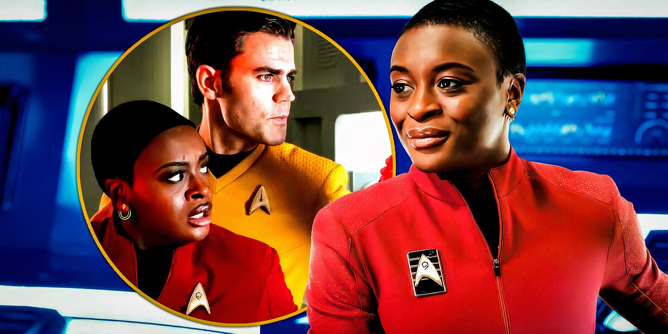 Uhura & Kirk's Strange New Worlds Episode Was “Harder” Than Star Trek’s ...