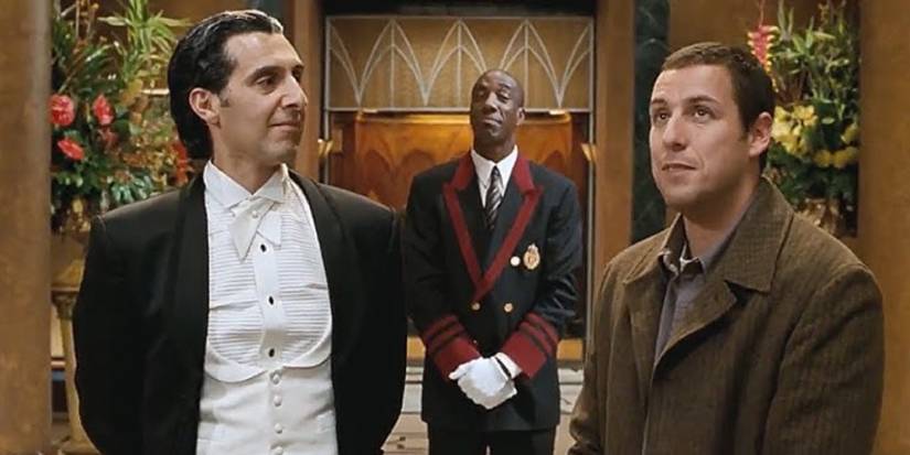 John Turturro and Adam Sandler in Mr. Deeds