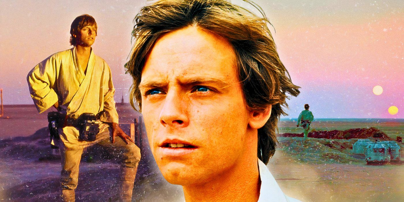A New Hope - Luke Skywalker played by Mark-Hamill, on Tattooine