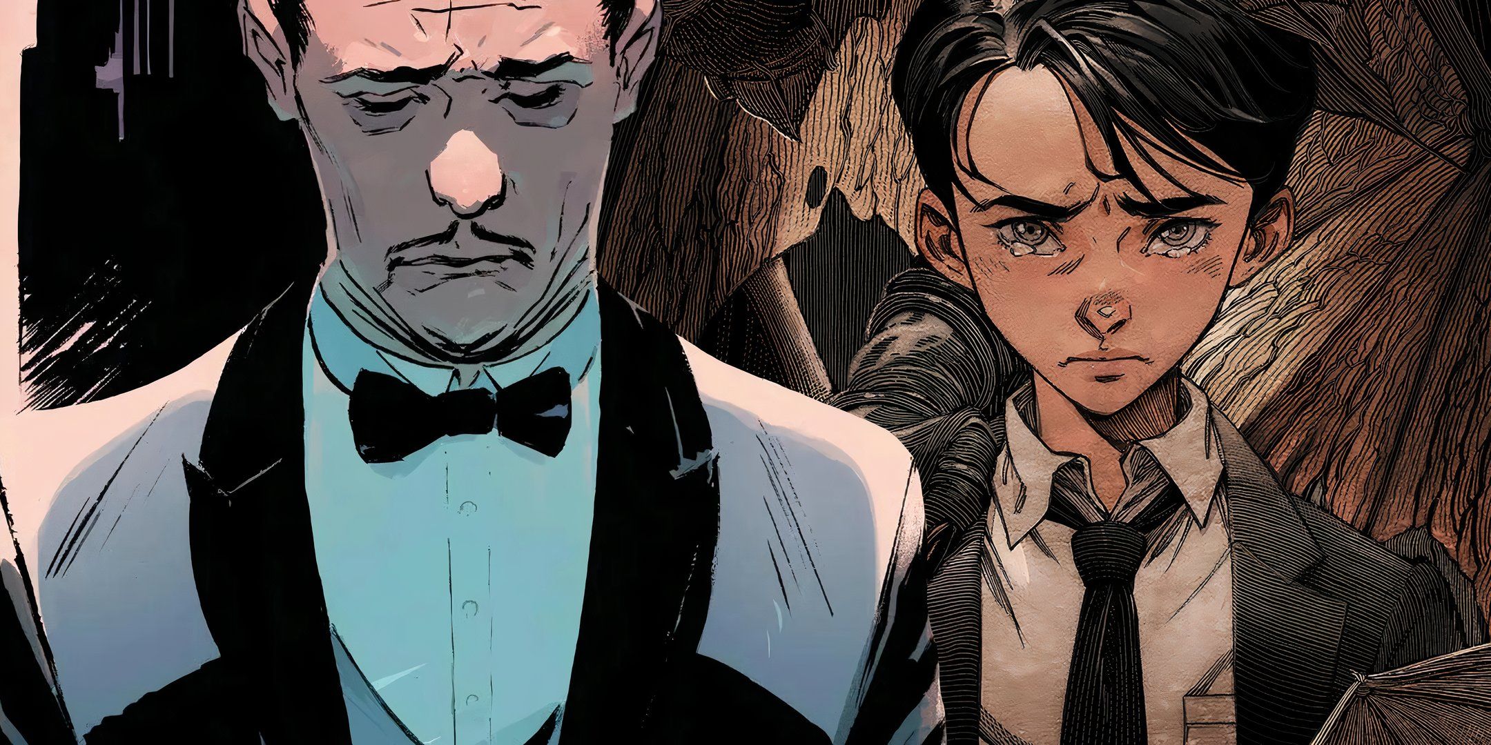 Alfred and Young Bruce Wayne Featured DC