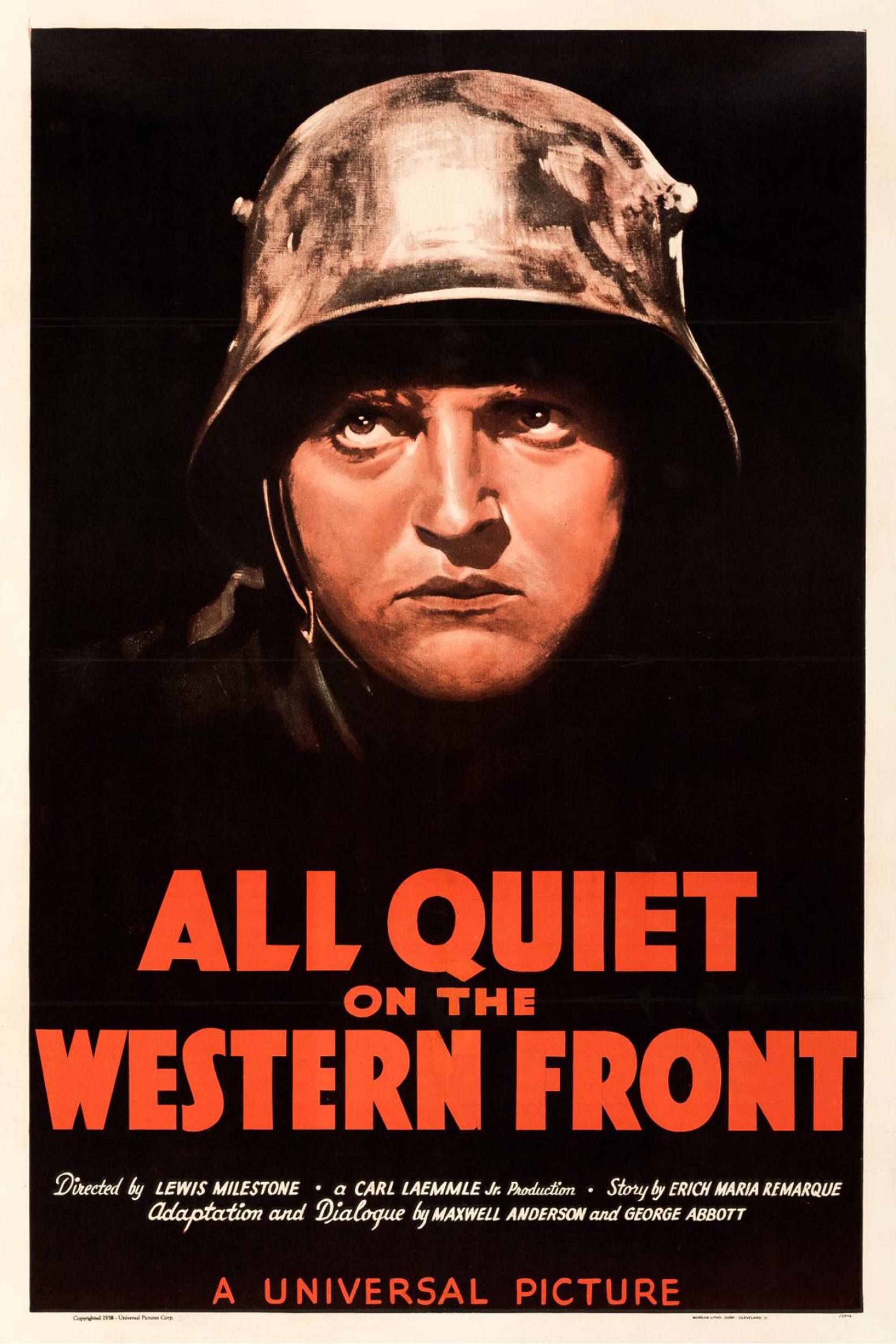 All Quiet On The Western Front (1930) - Poster