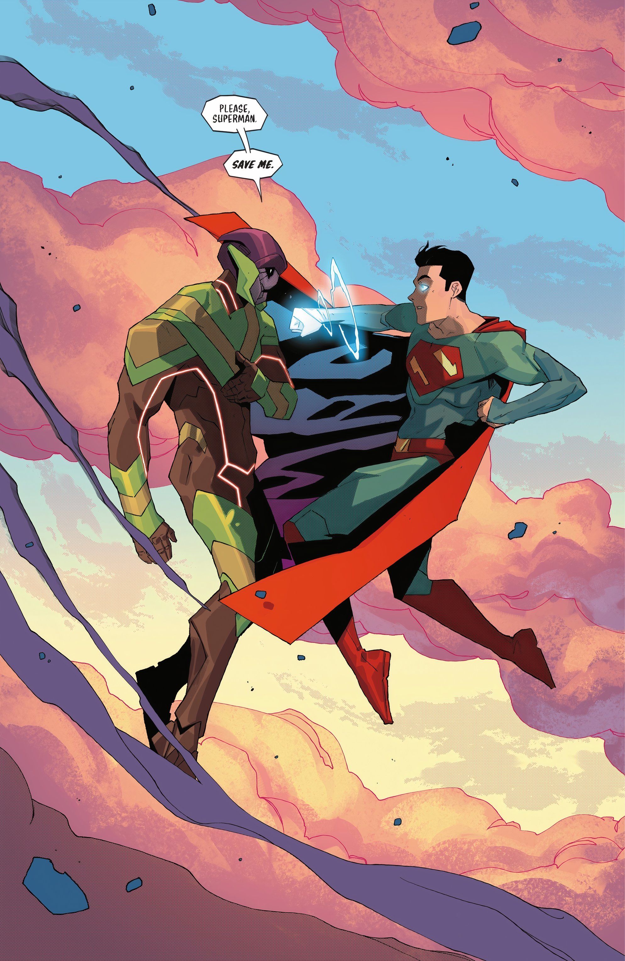 Amazo Asks Superman for Help DC