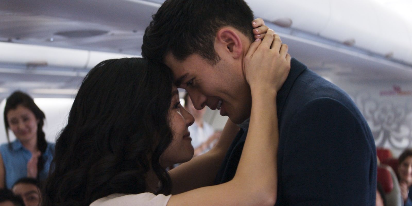 Constance Wu As Rachel Chu & Henry Golding As Nick Young In Crazy Rich Asians