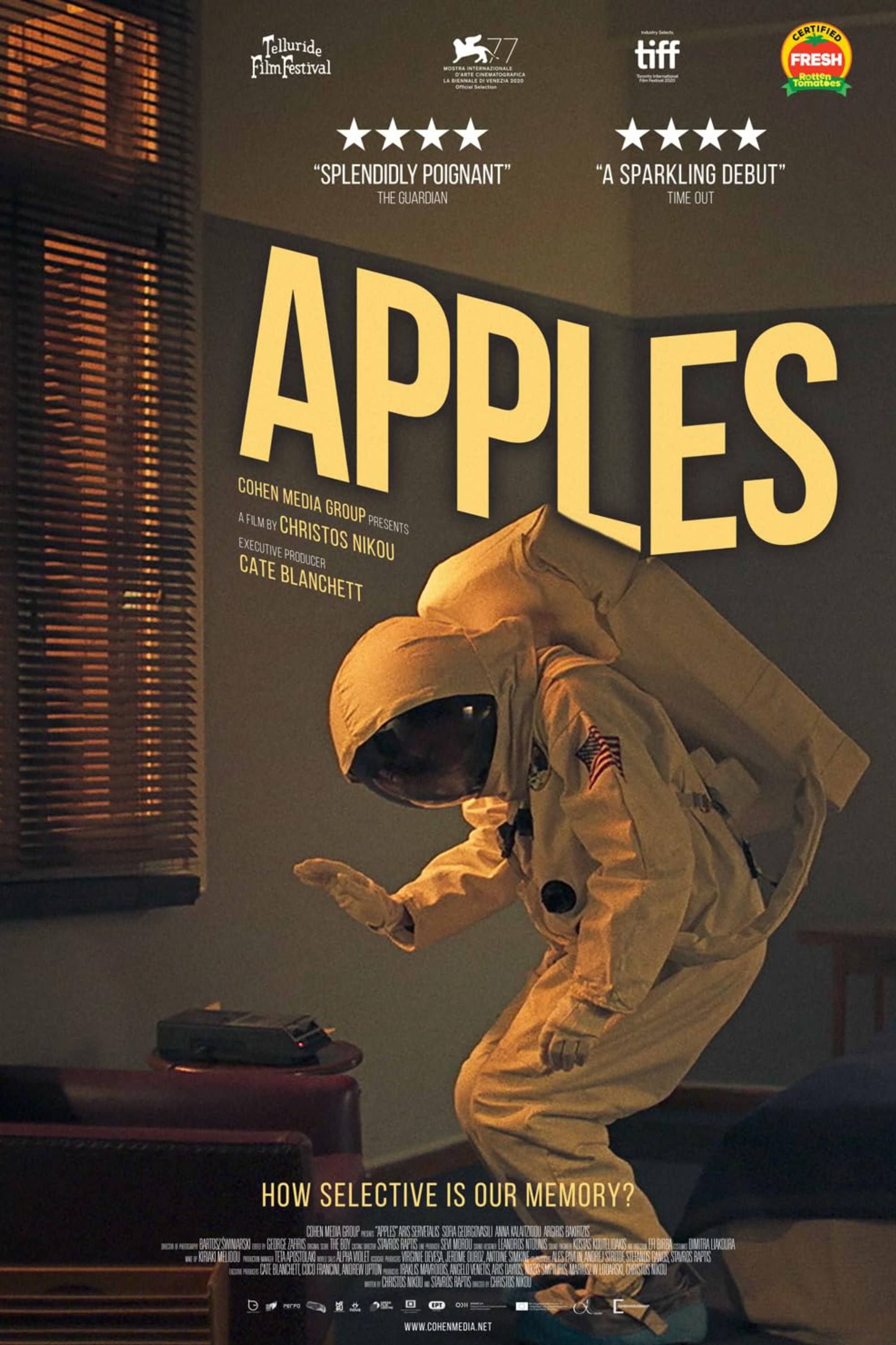 Apples - poster - Astronaut in bedroom