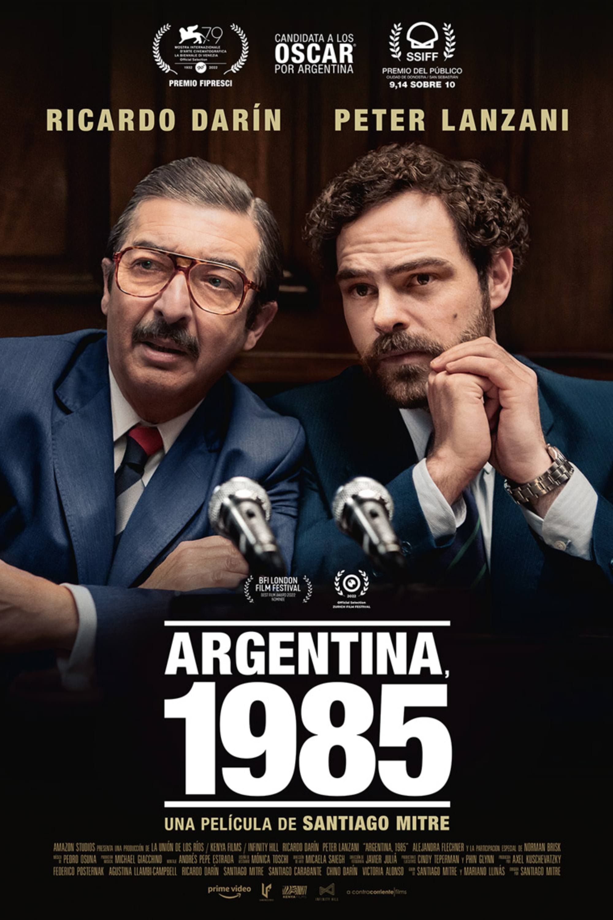 Argentina, 1985 (2022) - Poster - Ricardo Darin &amp; Peter lanzani