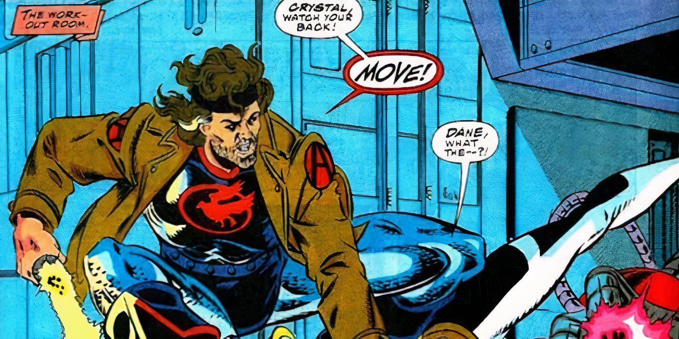 The Black Knight in a 1990s Avengers jacket