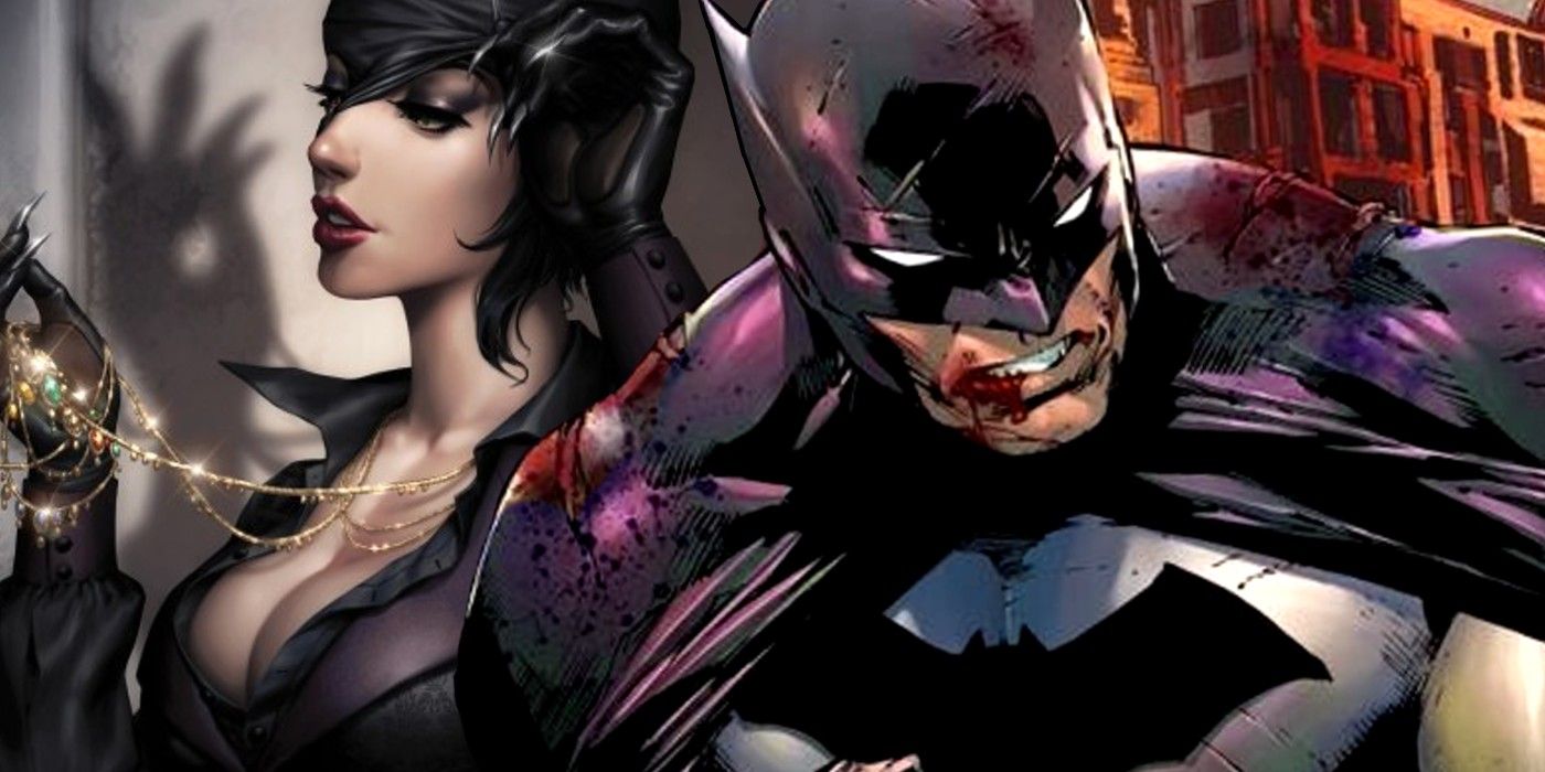 batman and catwoman with new costume