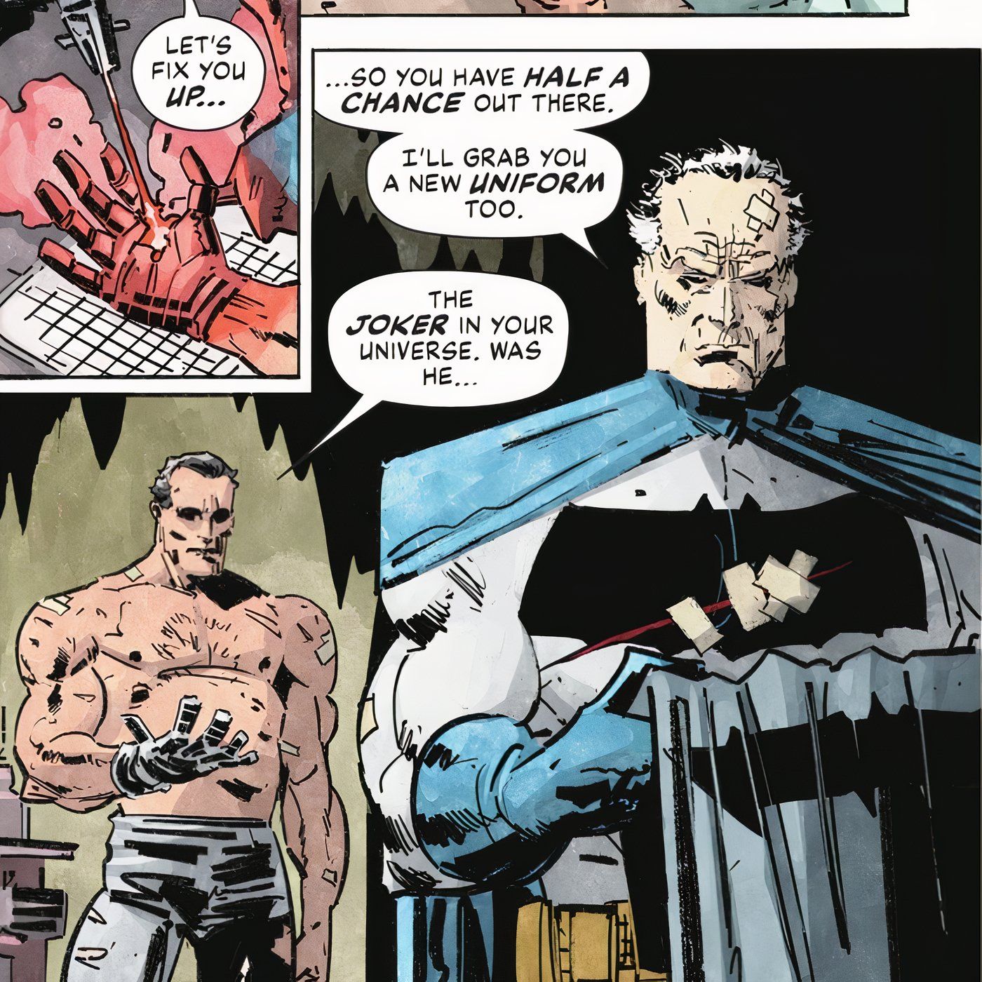 Batman gets a new hand DC