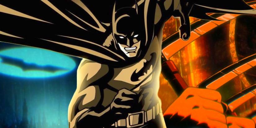 Batman Gotham Knight Bat-Signal and Scarecrow Scythes Custom DC Image